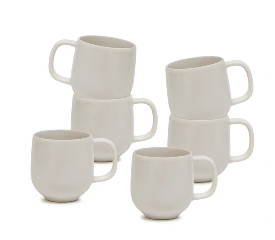 Stone 6-Piece Mug Set